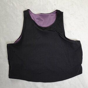 Athleta Conscious Lace Crop A-C Sports Bra Large Gym Yoga Running Pilates